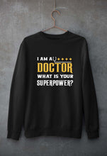Load image into Gallery viewer, Doctor Unisex Sweatshirt for Men/Women-Black-Ektarfa.online