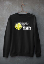 Load image into Gallery viewer, Tennis Unisex Sweatshirt for Men/Women-Black-Ektarfa.online