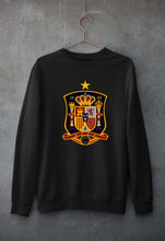 Load image into Gallery viewer, Spain Football Unisex Sweatshirt for Men/Women-Black-Ektarfa.online