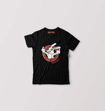 Load image into Gallery viewer, Domrebel Bunny T-Shirt for Boy/Girl-Black-Ektarfa.online