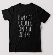Load image into Gallery viewer, Internet T-Shirt for Men-Black-Ektarfa.online