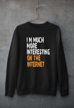 Load image into Gallery viewer, Internet Funny Unisex Sweatshirt for Men/Women-Black-Ektarfa.online
