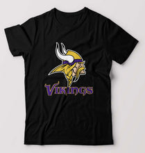 Load image into Gallery viewer, Vikings T-Shirt for Men-Black-Ektarfa.online