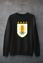 Load image into Gallery viewer, Uruguay Football Unisex Sweatshirt for Men/Women-Black-Ektarfa.online