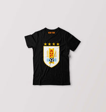 Load image into Gallery viewer, Uruguay Football Kids T-Shirt for Boy/Girl-Black-Ektarfa.online