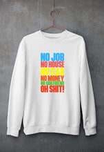 Load image into Gallery viewer, Oh Shit Funny Unisex Sweatshirt for Men/Women-White-Ektarfa.online