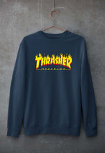 Load image into Gallery viewer, Thrasher Magzine Unisex Sweatshirt for Men/Women-Navy Blue-Ektarfa.online