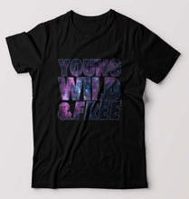 Load image into Gallery viewer, Young Wild Free T-Shirt for Men-Black-Ektarfa.online