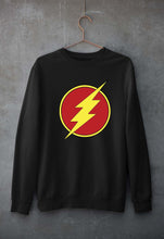 Load image into Gallery viewer, Flash Superhero Unisex Sweatshirt for Men/Women-Black-Ektarfa.online