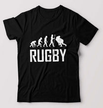 Load image into Gallery viewer, Rugby Evolution T-Shirt for Men-Black-Ektarfa.online