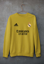 Load image into Gallery viewer, Real Madrid 2021-22 Unisex Sweatshirt for Men/Women-Mustard Yellow-Ektarfa.online