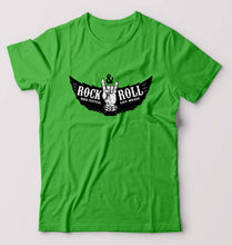 Load image into Gallery viewer, Rock and Roll T-Shirt for Men-flag green-Ektarfa.online