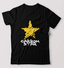 Load image into Gallery viewer, Carrom Star T-Shirt for Men-Black-Ektarfa.online