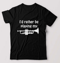 Load image into Gallery viewer, Trumpet Love T-Shirt for Men-Black-Ektarfa.online