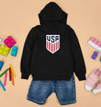 Load image into Gallery viewer, USA Football Kids Hoodie for Boy/Girl-Black-Ektarfa.online
