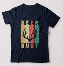 Load image into Gallery viewer, Deer T-Shirt for Men-Navy Blue-Ektarfa.online