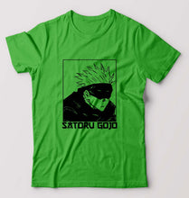 Load image into Gallery viewer, Gojo Satoru Anime T-Shirt for Men-flag green-Ektarfa.online