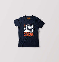 Load image into Gallery viewer, Gym Sweat Kids T-Shirt for Boy/Girl-Navy Blue-Ektarfa.online