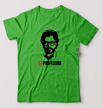 Load image into Gallery viewer, Money Heist The Professor T-Shirt for Men-flag green-Ektarfa.online