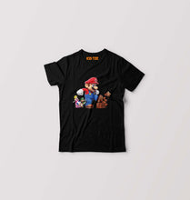 Load image into Gallery viewer, Mario Kids T-Shirt for Boy/Girl-Black-Ektarfa.online