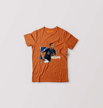 Load image into Gallery viewer, Kylian Mbappé Kids T-Shirt for Boy/Girl-Orange-Ektarfa.online