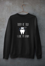 Load image into Gallery viewer, Love Daddy Unisex Sweatshirt for Men/Women-Black-Ektarfa.online