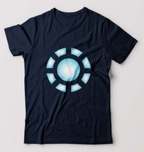 Load image into Gallery viewer, ARC REACTOR Iron Man Superhero T-Shirt for Men-Navy Blue-Ektarfa.online