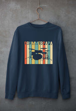 Load image into Gallery viewer, Drummer Papa Unisex Sweatshirt for Men/Women-Navy blue-Ektarfa.online