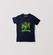 Load image into Gallery viewer, Ninja Turtles TMNT Kids T-Shirt for Boy/Girl-Navy Blue-Ektarfa.online