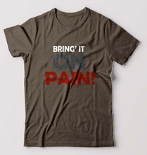 Load image into Gallery viewer, Gym Pain T-Shirt for Men-Olive Green-Ektarfa.online