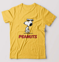 Load image into Gallery viewer, Peanuts Snoopy T-Shirt for Men-Golden Yellow-Ektarfa.online