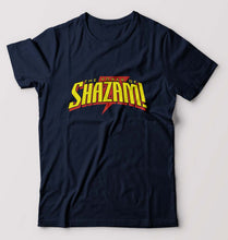 Load image into Gallery viewer, The Power of Shazam! T-Shirt for Men-Navy Blue-Ektarfa.online