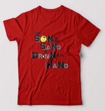 Load image into Gallery viewer, Goa T-Shirt for Men-Red-Ektarfa.online