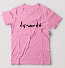 Load image into Gallery viewer, Trumpet Love T-Shirt for Men-Light Baby Pink-Ektarfa.online