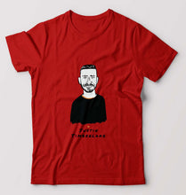 Load image into Gallery viewer, Justin Timberlake T-Shirt for Men-Red-Ektarfa.online
