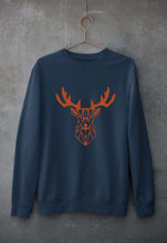 Load image into Gallery viewer, Deer Unisex Sweatshirt for Men/Women-Navy Blue-Ektarfa.online