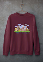 Load image into Gallery viewer, Welcome to Europe Unisex Sweatshirt for Men/Women-Maroon-Ektarfa.online