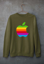 Load image into Gallery viewer, Steve Jobs Apple Unisex Sweatshirt for Men/Women-Olive Green-Ektarfa.online