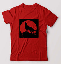 Load image into Gallery viewer, Wolf T-Shirt for Men-Red-Ektarfa.online