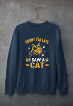 Load image into Gallery viewer, Cat Lover Unisex Sweatshirt for Men/Women-Navy Blue-Ektarfa.online