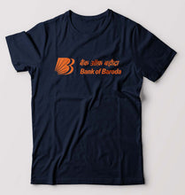 Load image into Gallery viewer, Bank of Baroda T-Shirt for Men-Navy Blue-Ektarfa.online