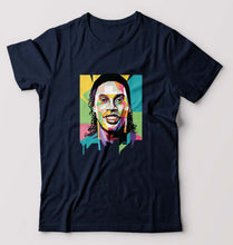 Load image into Gallery viewer, Ronaldinho T-Shirt for Men-Navy Blue-Ektarfa.online