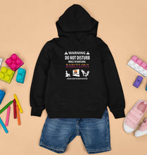 Load image into Gallery viewer, Warning FCB Kids Hoodie for Boy/Girl-Black-Ektarfa.online