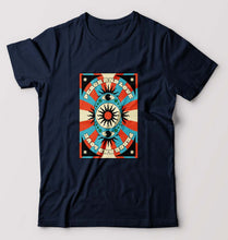 Load image into Gallery viewer, Psychedelic Peace and Love T-Shirt for Men-Black-Ektarfa.online