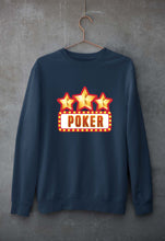 Load image into Gallery viewer, Poker Unisex Sweatshirt for Men/Women-Navy Blue-Ektarfa.online