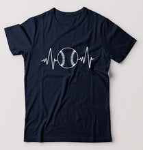 Load image into Gallery viewer, Baseball T-Shirt for Men-Navy Blue-Ektarfa.online