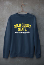 Load image into Gallery viewer, Varsity Cold Glory Unisex Sweatshirt for Men/Women-Navy Blue-Ektarfa.online