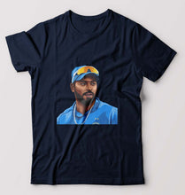 Load image into Gallery viewer, Hardik Pandya T-Shirt for Men-Navy Blue-Ektarfa.online