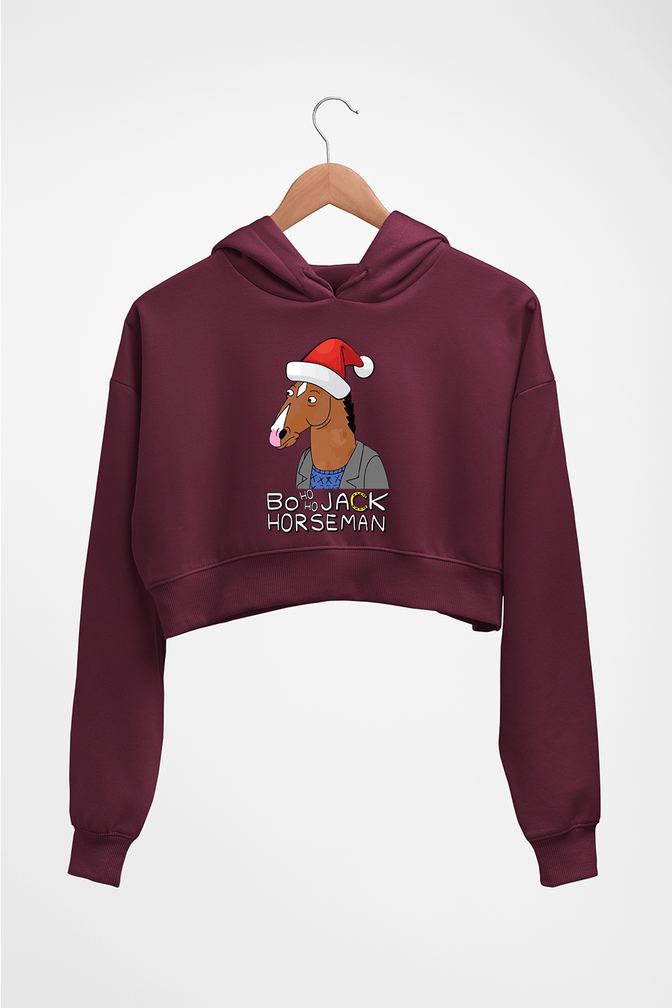 BoJack Horseman Crop HOODIE FOR WOMEN Ektarfa.online