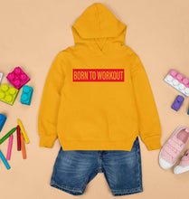 Load image into Gallery viewer, Gym Workout Kids Hoodie for Boy/Girl-Mustard Yellow-Ektarfa.online